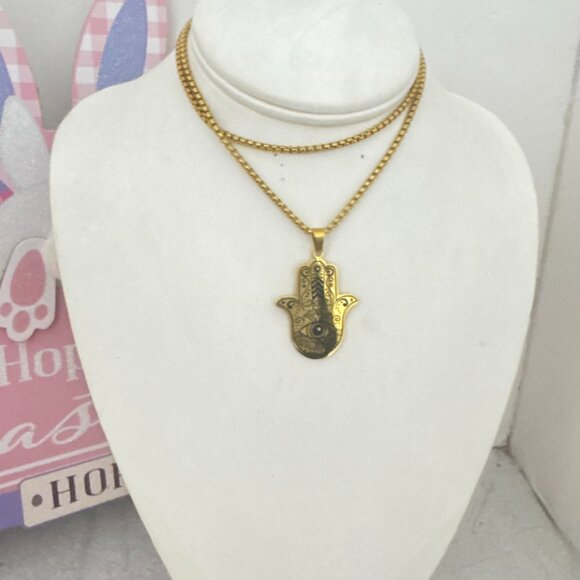 FAMILY STATEMENT NECKLACE SHIVE 2025 M95 EYE - Picture 2 of 5